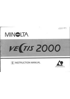 Minolta Vectis 2000 manual. Camera Instructions.